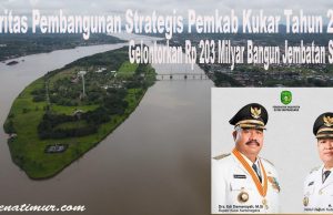 Proyek Strategis Edi-Rendi, Bangun Jembatan Sebulu Jangkau 3 Kabupaten Sekaligus