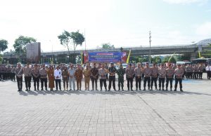 Apel Gelar Pasukan; Polresta Samarinda Berlakukan Operari Patuh Mahakam 2025 Hari Ini