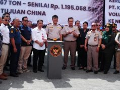 Barantin Bersama Pemprov Kaltim Lepas Ekspor Komoditas Unggulan Senilai 5,4 Miliar Rupiah