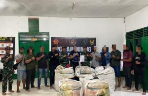 Satgas Pamtas RI–MLY Yonkav 13/SL Gagalkan Penyelundupan Ball Press di Perbatasan