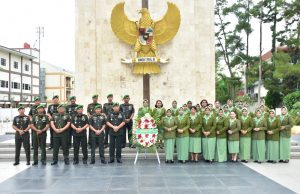 HUT Korem 091/ASN Ke- 45, Adakan Ziarah TMP Samarinda