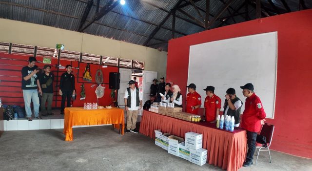 Pemeriksaan Kesehatan Tim Manggala Agni Kalbar di Lokasi Bencana Karhutla