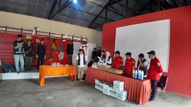 Pemeriksaan Kesehatan Tim Manggala Agni Kalbar di Lokasi Bencana Karhutla
