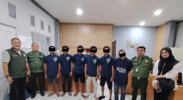 Tersangka Karhutla SM Bukit Rimbang Baling Kab. Kampar Prov. Riau
