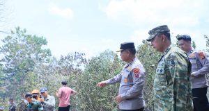 Pandam VI/Mulawraman Berama Kapolda Kaltim Terjun Langsung Penanganan Karhutla di Kaltim dan Kaltara