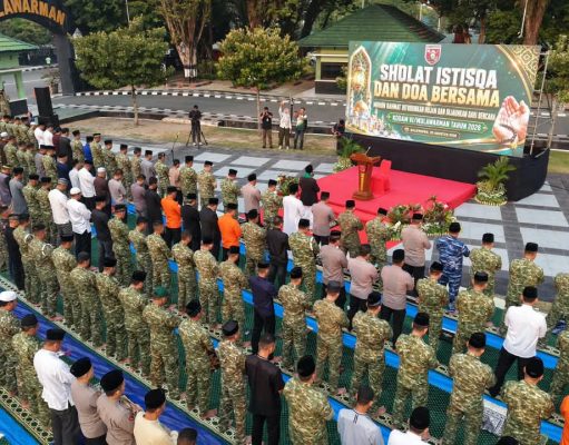 Kodam VI/Mulawarman Gelar Sholat Istisqa dan Doa Bersama untuk Kaltim dan Kaltara Turun Hujan