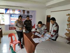 Perkuat Sinergitas, Polsek Samarinda Seberang Tinjau Posko Terpadu dan Petakan Wilayah Rawan Karhutla