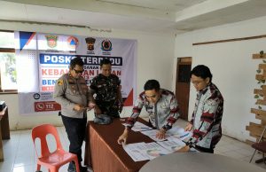 Perkuat Sinergitas, Polsek Samarinda Seberang Tinjau Posko Terpadu dan Petakan Wilayah Rawan Karhutla