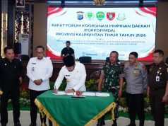 Integrasi Terpadu Hadapi Karhutla dan Ancaman Krisis Energi, Forkopimda Kaltim Gelar Rapat di Makodam VI/Mulawarman