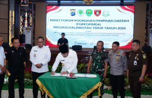 Integrasi Terpadu Hadapi Karhutla dan Ancaman Krisis Energi, Forkopimda Kaltim Gelar Rapat di Makodam VI/Mulawarman