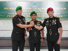 Estafet Kepemimpinan Kodim 0912/Kbr: Danrem 091/ASN Pimpin Upacara Sertijab dan Ramah Tamah